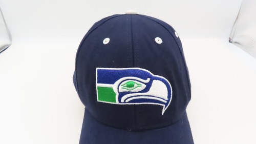 Vintage Twins Enterprise NFL Seattle Seahawks Embroidered Blue Size 7 1/8 Hat - Picture 3 of 16