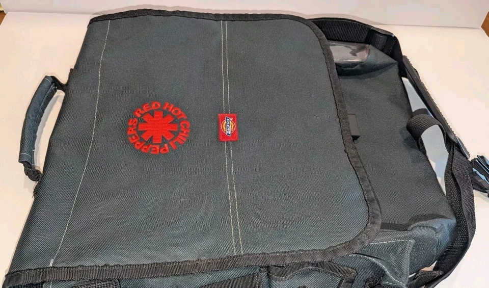 Bolso Mensajero Red Hot Chili Peppers RHCP Dickies Negro Lona Bordado Raro  Foto 4 de 4