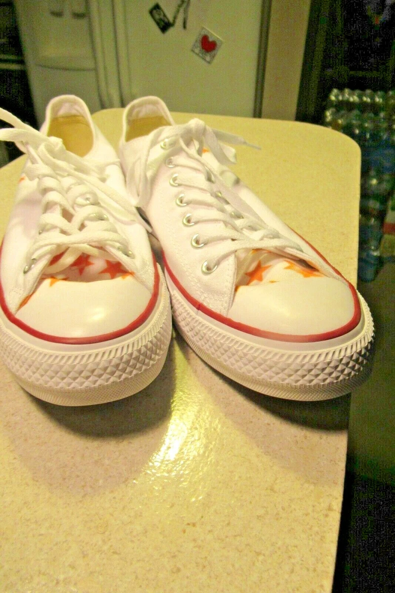 petulance drag Kvittering RARE White Converse All Star Tennis Shoes "Share Taker Market Maker" Size  12~~ | eBay