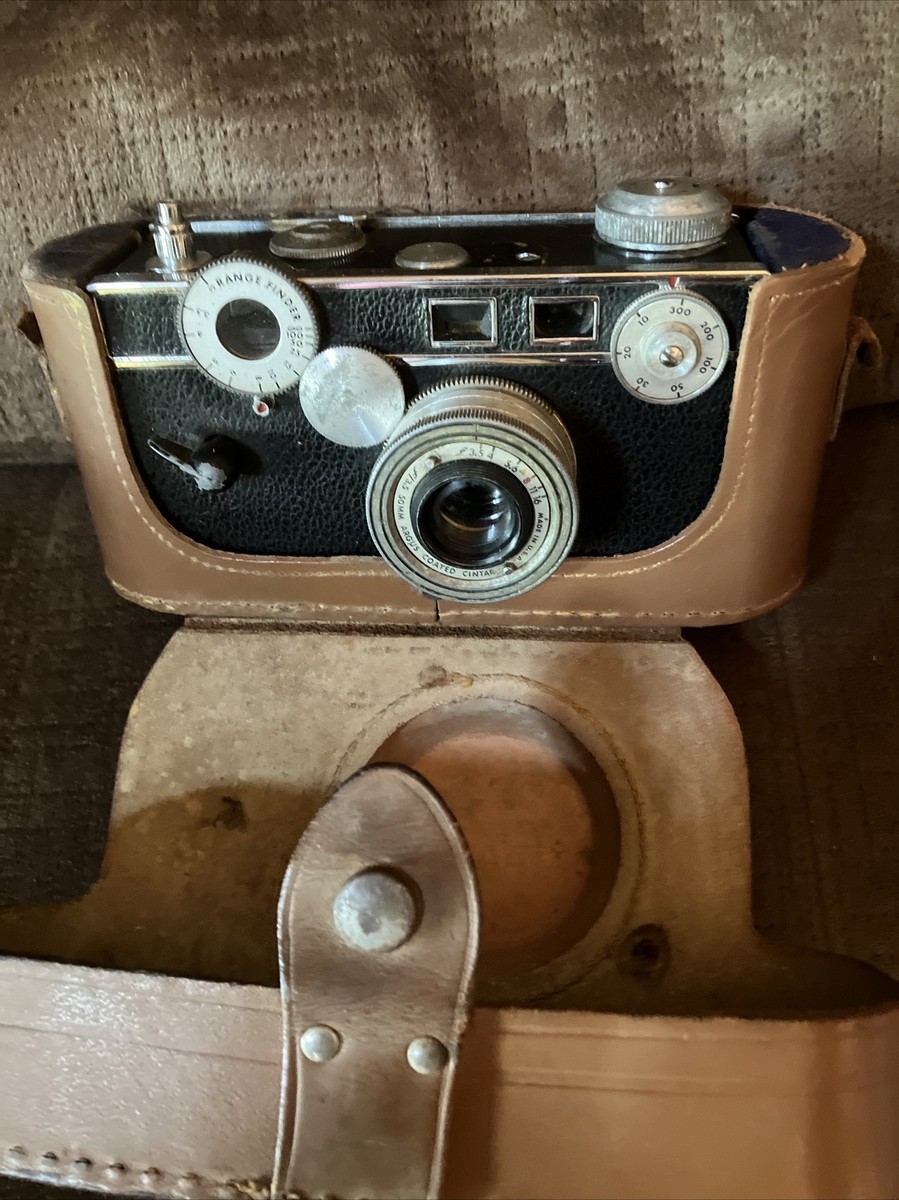 Vtg Argus C3 Matchmatic Rangefinder 35mm Camera 50mm f/3.5