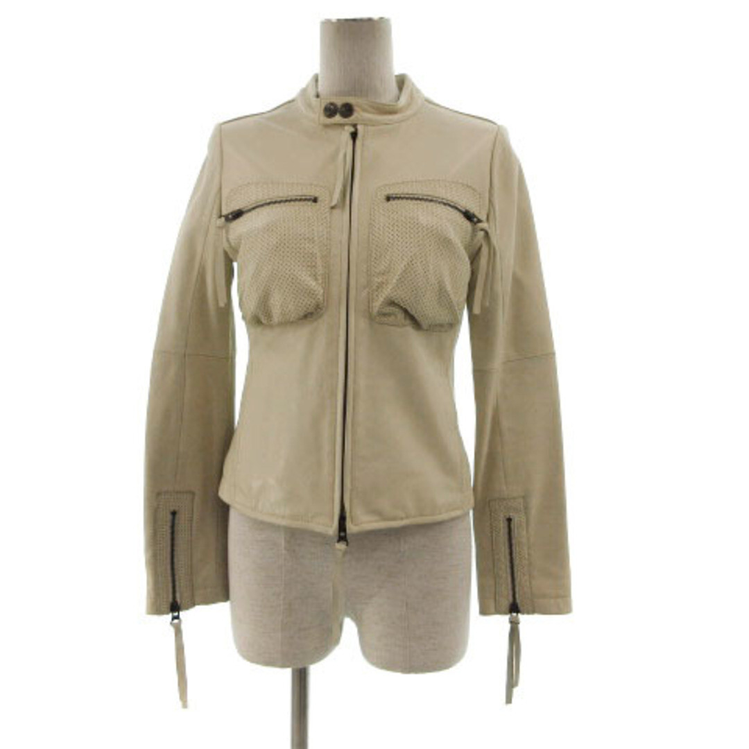 Duras Ambient Riders Jacket Lamb Leather Sheep Outer Zip Up