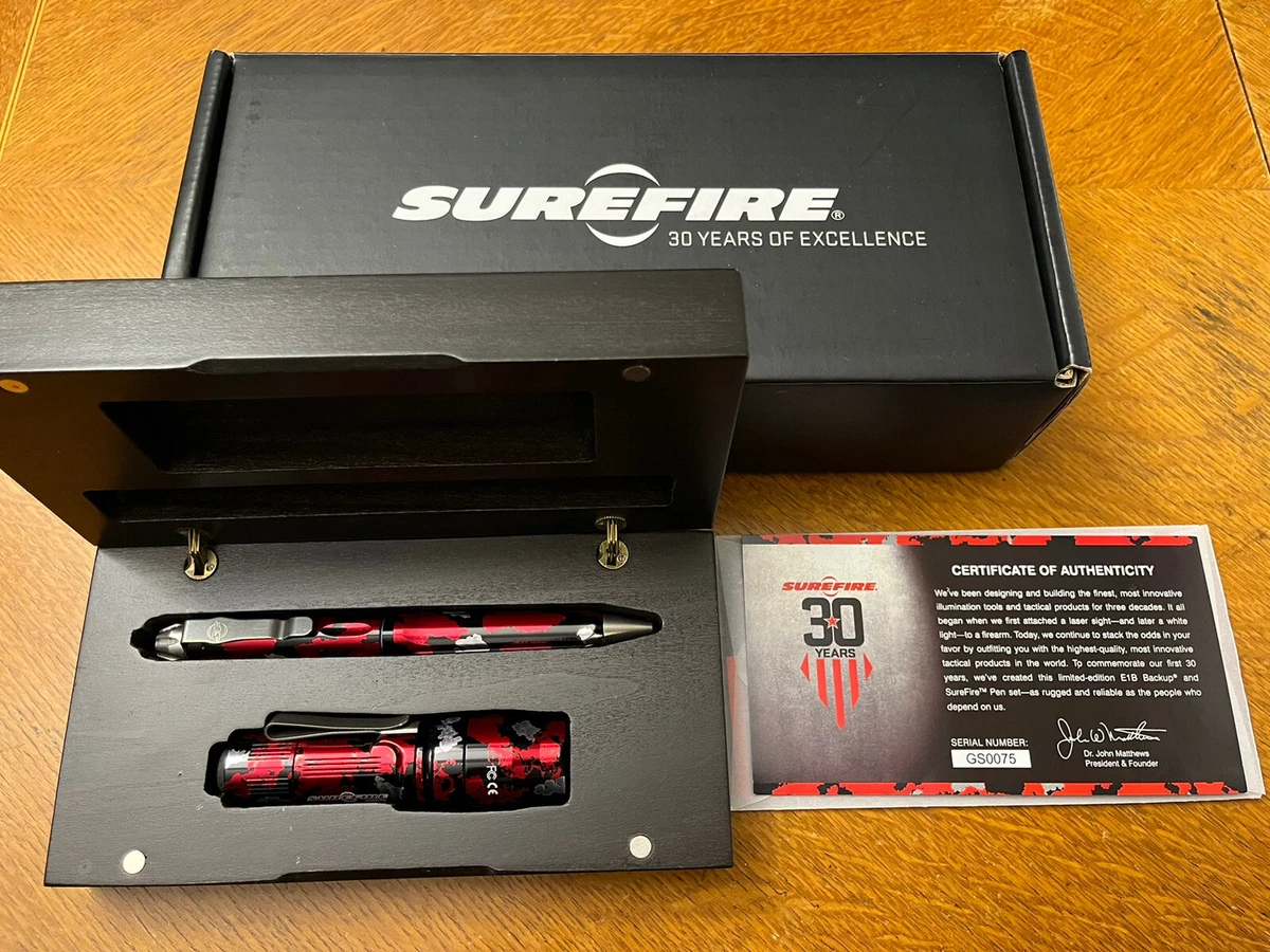 Surefire GS-E1B-EWP01 30th Anniversary Collectible Set Red Camo