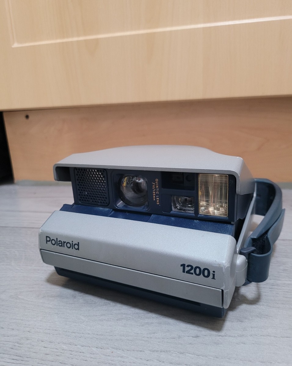 Polaroid 1200i Instant 1200 Film Camera, Quintic 125mm f/10 Lens Untested