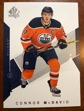 2018 SP Authentic Connor McDavid Autograph Patch Limited #20 card