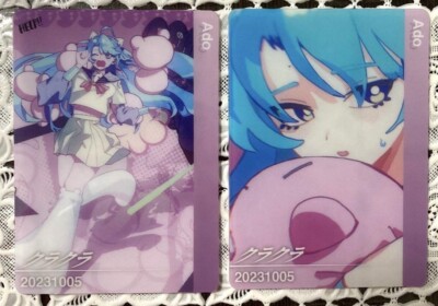 Ado 2nd Album Zanmu Release Event Pop-up Store Acrylic Trading Cards KuraKura