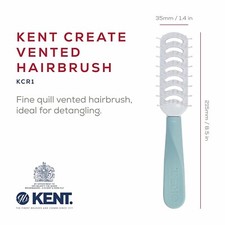 Kent KCR1 "Create" Vented Hair Brush for Blowdrying, Creating Root Lift UNBOXED