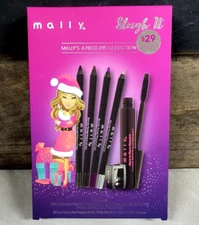 6-pc Mally eye collection, 4 starlight liners, mascara, sharpener NIB