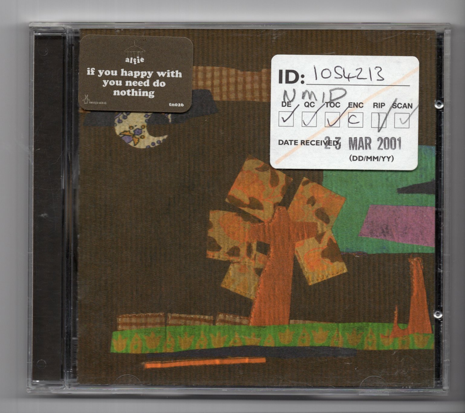 (IX697) Alfie, If You Happy With You Need Do Nothing - 2001 CD