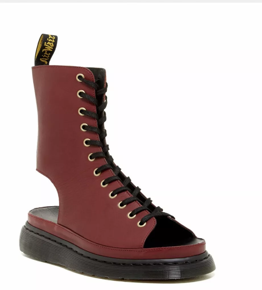 Open toe shop doc martens