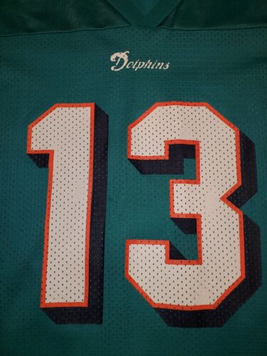 Réplica de Camiseta Vintage Años 90 Campeón Dan Marino MIAMI DOLPHINS Hombre Equipo NFL 48 - Imagen 3 de 16