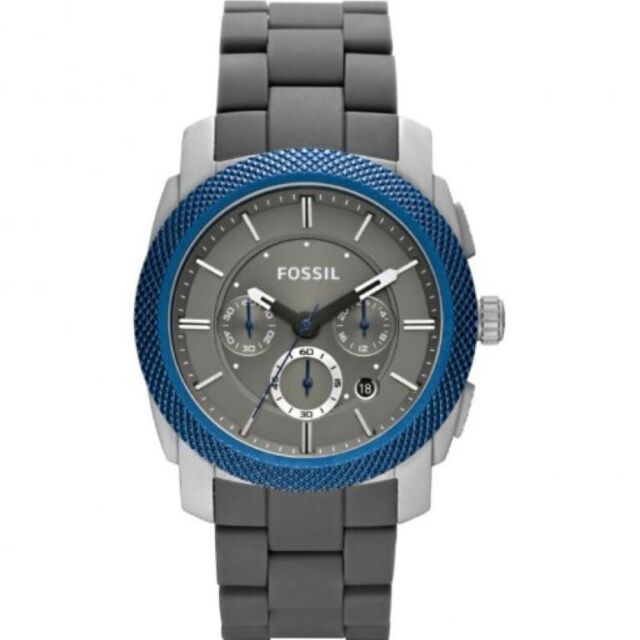 Fossil Gents Watch with Grey Chronograph Dial & Stainless Steel Bracelet FS4659