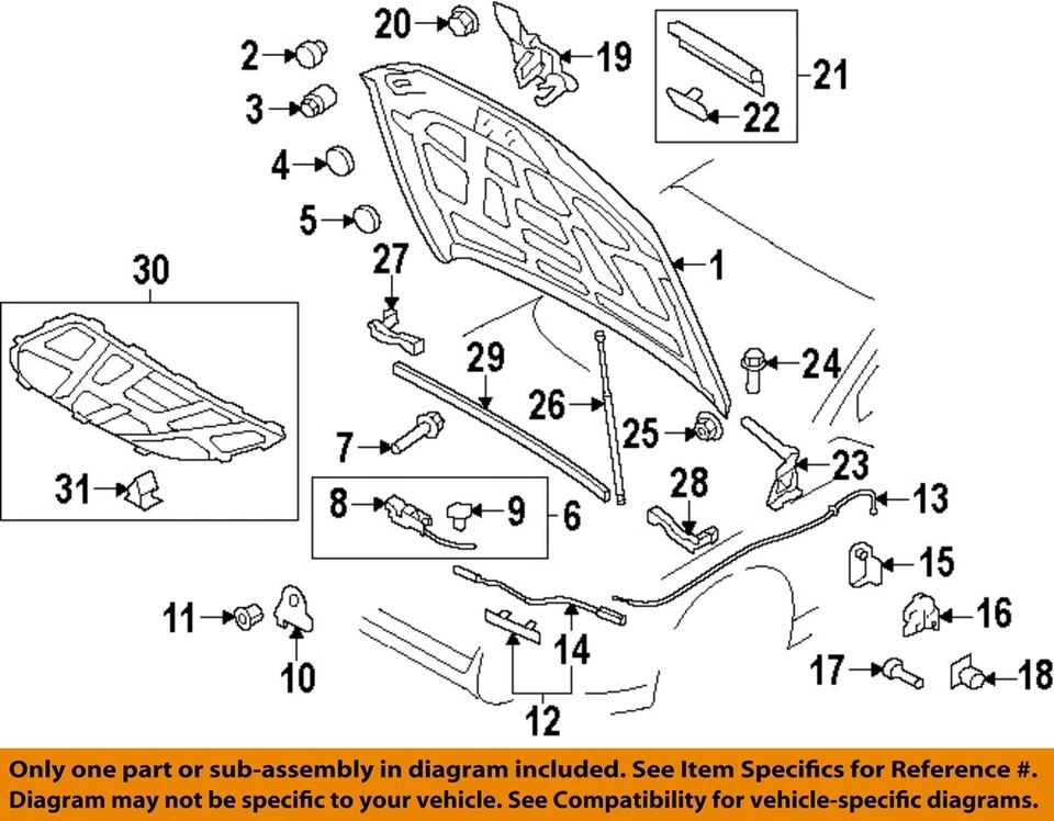Used Hood fits: 2015 Audi A4 Grade A - Imagem 3 de 4