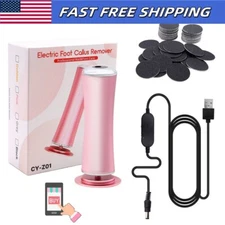 Electric Foot Callus Remover With 60pcs Replacement Sandpaper File Pedicure Tool