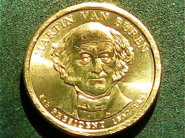 Presidential Dollar Error 2008 P Martin Van Buren Die Chip - Image 3 of 4