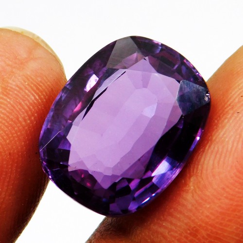 13.50 CT Natural Cushion Cut Color Change Alexandrite Loose Gemstone Certified - Picture 3 of 7