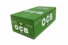Papeles de Liar OCB N°8 VERDE 50x50 69mm 1 Caja Completa Hecho en Francia
