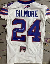Stephon Gilmore Game Issued Signed Buffalo Bills Jersey 2016 Patriots JSA COA