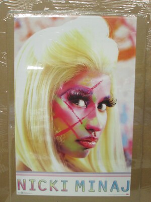 Nicki Minaj 2012 face paint poster rapper 16045
