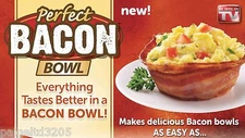 Perfect Bacon Bowl "As Seen on TV" 2 Bacon Bowls