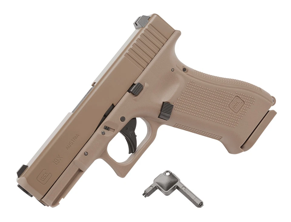 Umarex Glock 19X .177 CO2 BB Blowback Semi Auto Air Pistol, 360FPS - 2255212 - Image 3 of 4