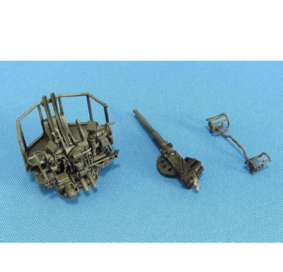 Twin 40mm Bofors Guns Guns 3D-printed Metallic Details MDR7252 Scale kit 1:72