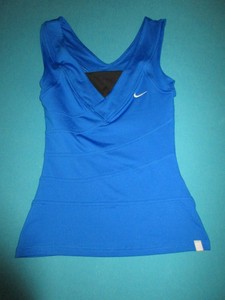 blue nike tank top