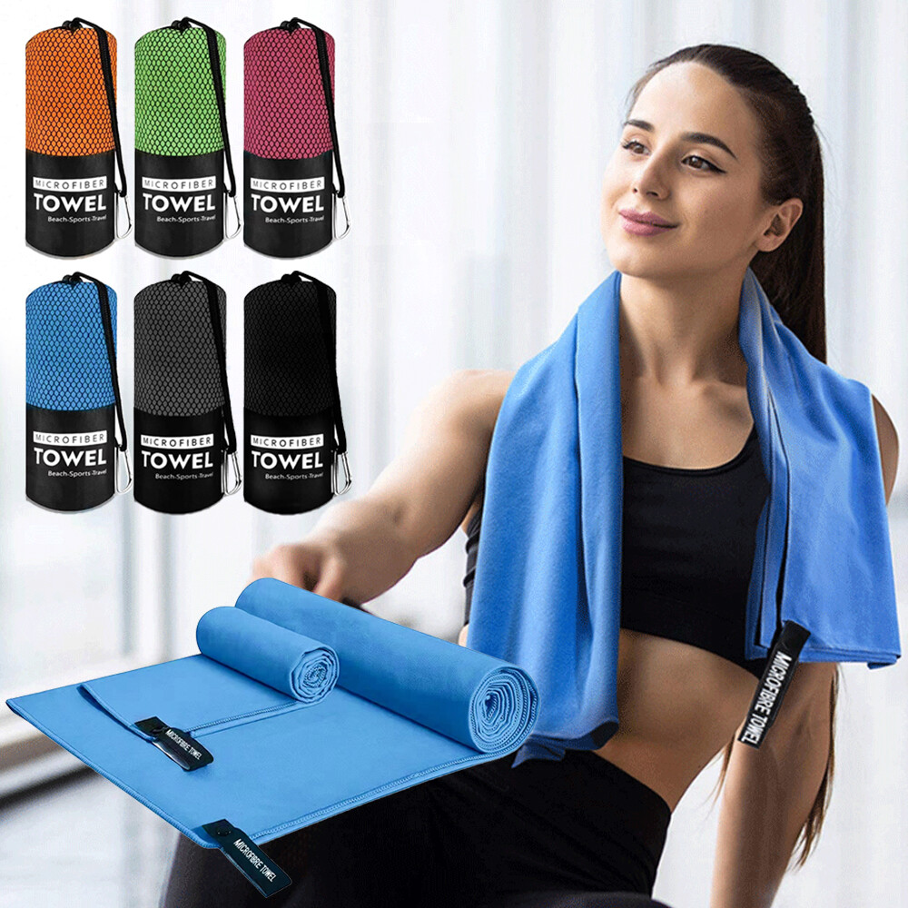 YOGA EVERYWHERE コテスロービーチ クイックドライタオル Microfibre Towel Beach Gym Yoga Quick Dry Towel Travel Bath