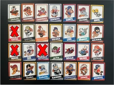 1983 NFL Avon Huddles Team Mascot Football Cards beautiful, choose your team NNO