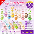Keychain Mini Plush Keychain Mobile Phone Bag Accessory Gift Keyring Monsters Do