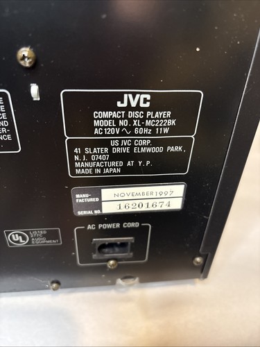 JVC XL-MC222 200-Disc CD Changer – Very Good Working Condition – With Remote - Picture 7 of 8
