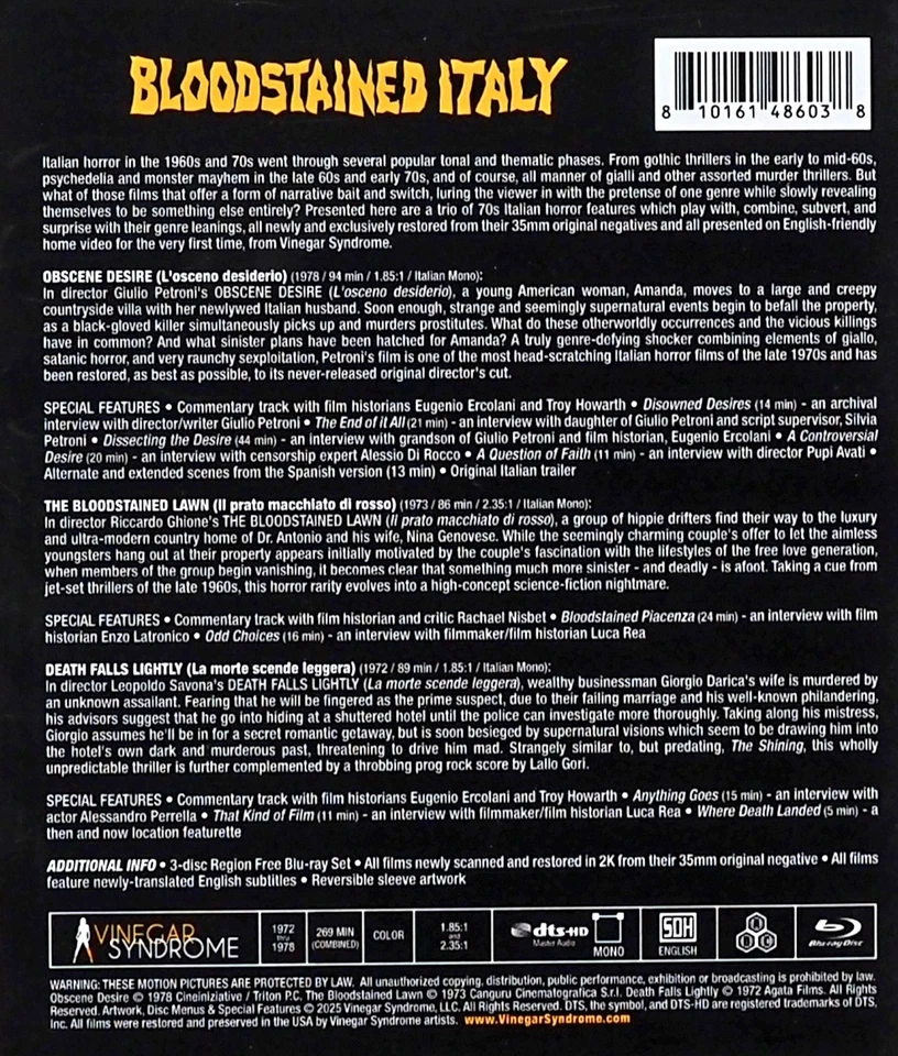 BLOODSTAINED ITALY SLIP  VERSION 3 BLU RAYS AUDIO ITA🇮🇹FREE ZONE gia'esaurito❗ - Immagine 4 di 4