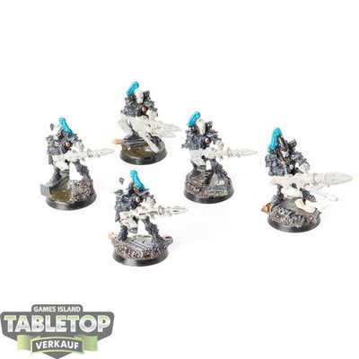Aeldari - 5 x Dark Reapers klassisch - teilweise bemalt