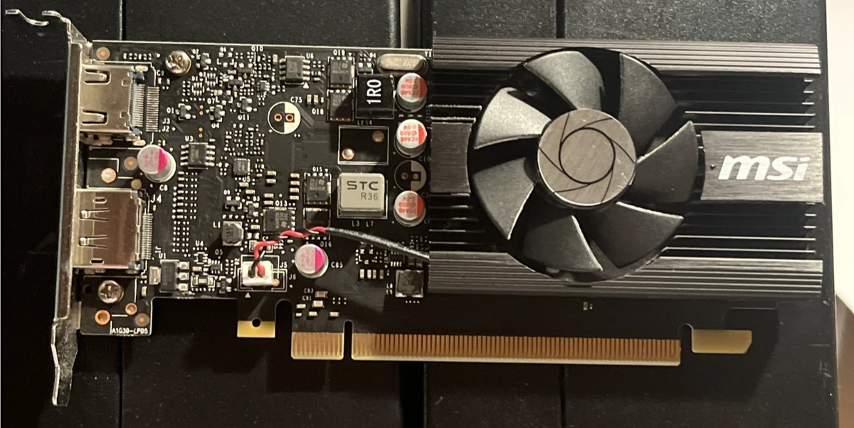 MSI NVIDIA GeForce GT 1030 2 GB Memory Computer Graphics Cards for