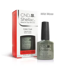 CND Shellac Gel Polish Wild Moss 0.25oz
