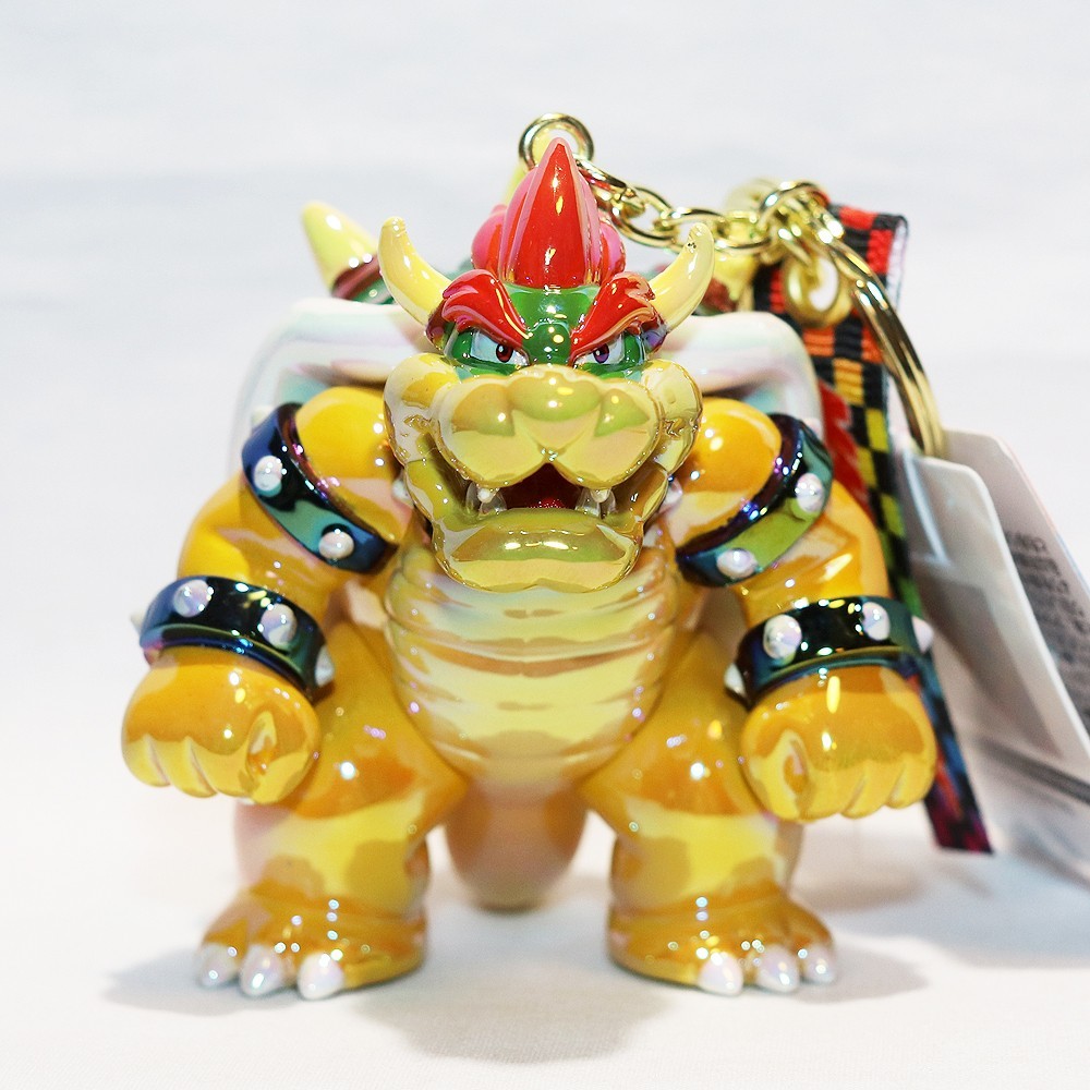 SUPER NINTENDO WORLD USJ JAPAN Bowser Keychain 25th Anniversary