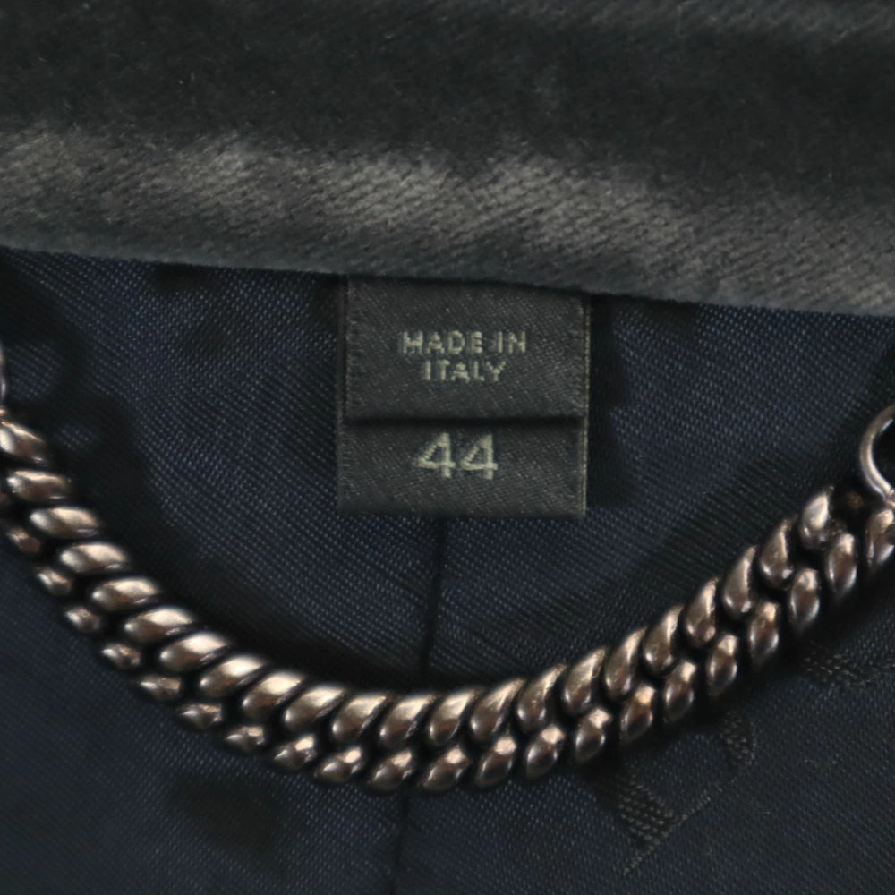 Old clothes Burberry Prorsum Italian velor jacket 44 Charcoal Gray Ladies [Used] thumbnail 9