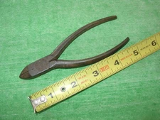 VINTAGE UTICA PLIERS BELL SYSTEM 5" LONG DIAGONIAL CUTTERS MADE IN USA