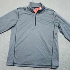NWT The North Face Tech 1/4 Zip Performance Runner Sweater L Heather Gray