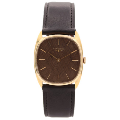 Vintage 30mm 1976 Longines Ultra-Slim Mechanical Wristwatch L847.4 Gold Plated