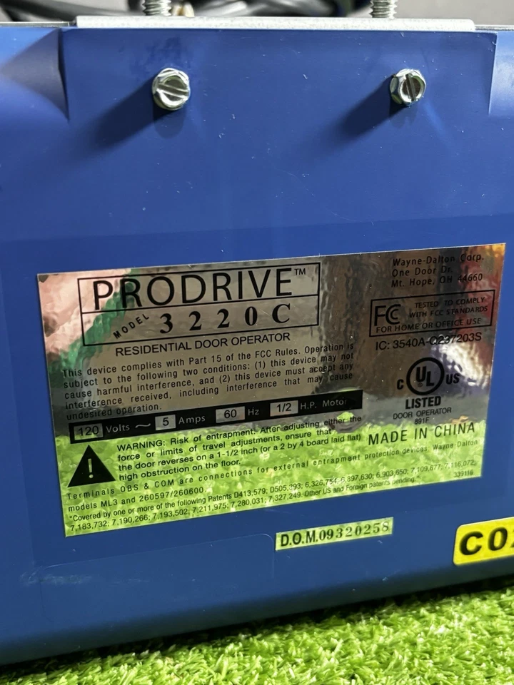 Wayne Dalton Pro 驱动车库开门器电机头 3220c 仅替换头 — 第 4/4 张图片