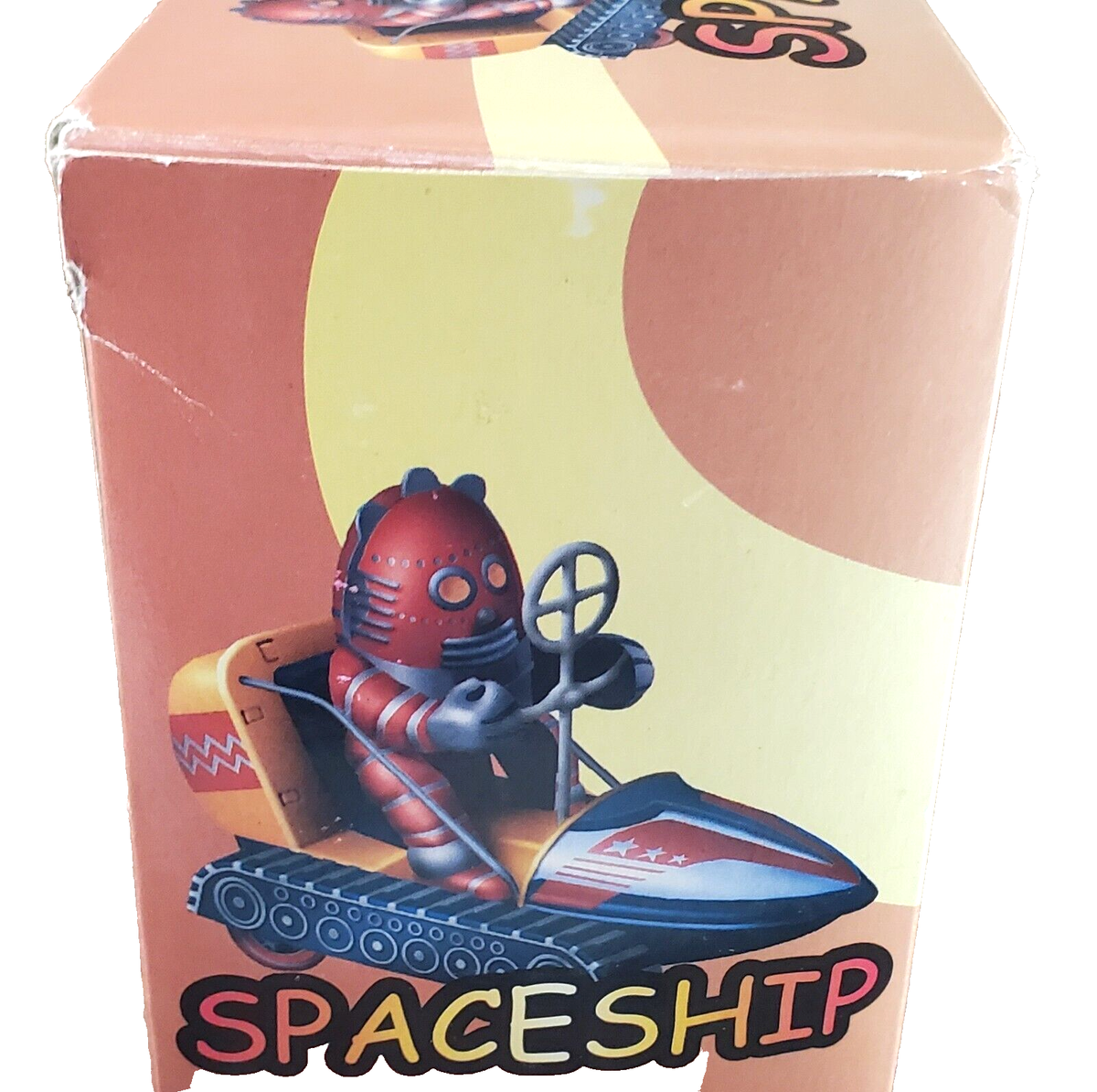 VINTAGE Tin Spaceship MS 292 Wind Up Collectible Opened Box RARE