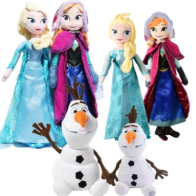 MARKENLOS Disney- Frozen Elsa Anna Olaf Plüsch Spielzeug gefüllte Puppen Kinder Geschenke