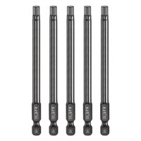 "5 StüCk SechskantschlüSsel Bohrer Bit 5Mm Metrisch 4\" LäNge S3 Stahl"