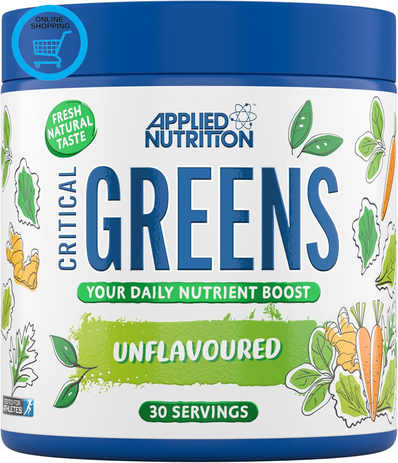 Critical Greens Powder and Superfood Blend for Gut Health Energy and Immune Supp