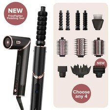 Shark FlexStyle Build Your Own Air Styling Hair Drying System Black Curl Smooth