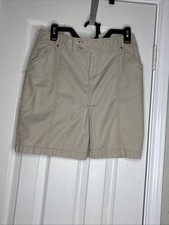 Vintage American Eagle Outfitters Khaki Utility Skirt Size 4 Beige Cotton Y2K