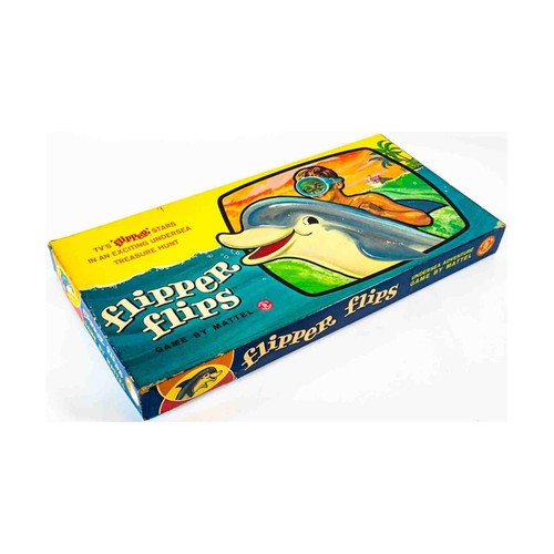 Mattel Boardgame Flipper Flips Box Fair/VG+ - Picture 2 of 2