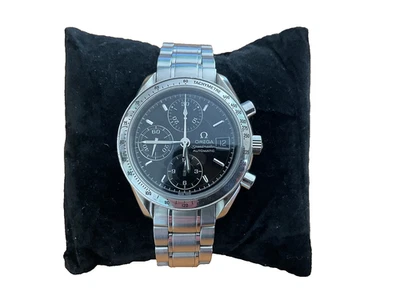 OMEGA Speedmaster Date 39mm Automatic Chronograph Black Dial. Model 3513.50. - Image 1 of 4
