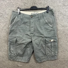 Superdry Shorts Mens Medium Grey Commodity Cargo Utility Field Combat Military