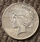 1924 Peace Silver Dollar $1 Coin Very Good Condition